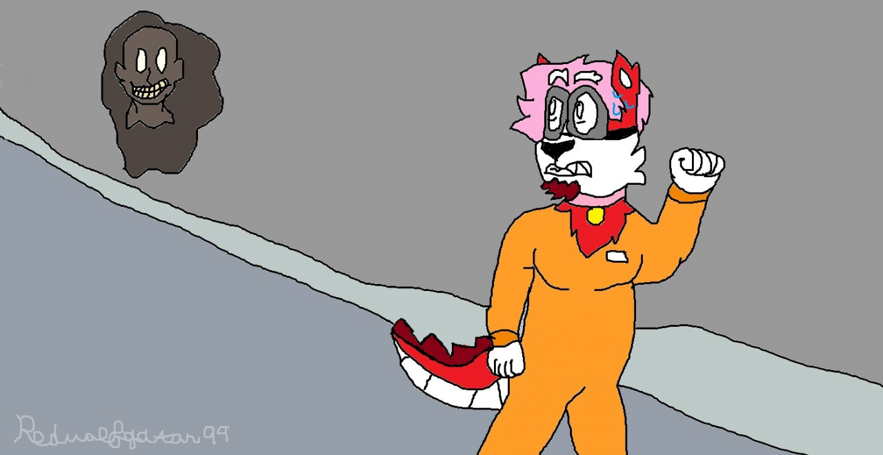 Running from Scp-106 by RedWolfGator99 -- Fur Affinity [dot] net