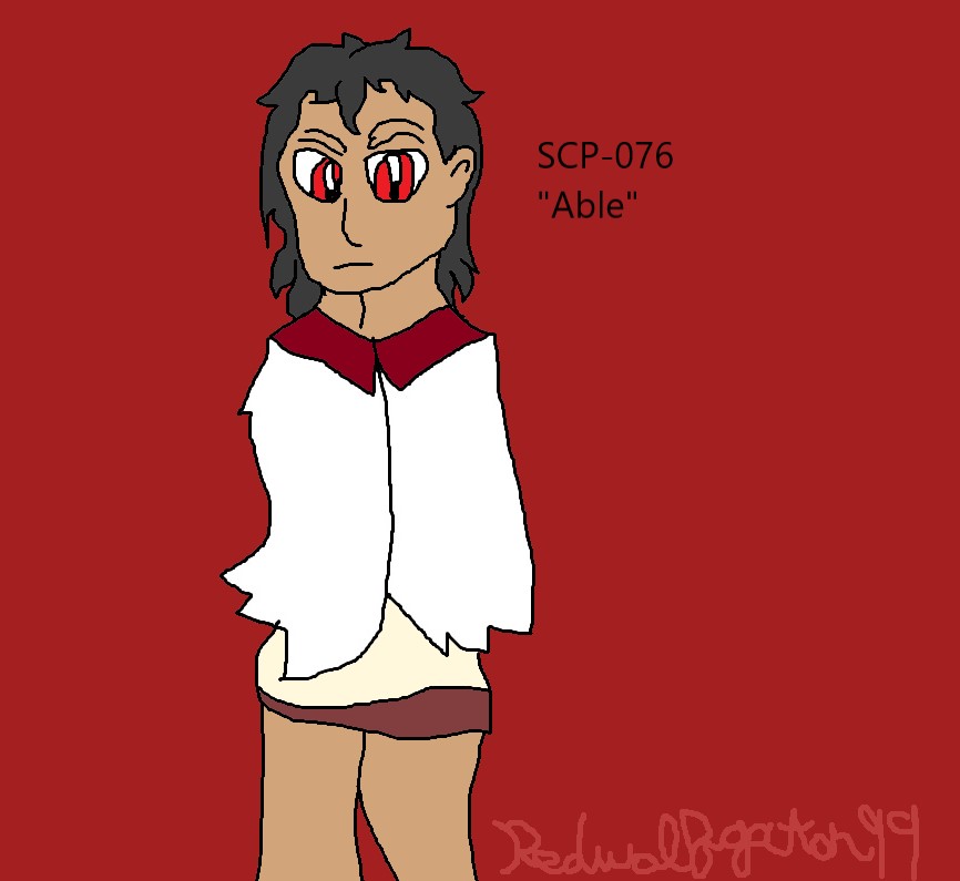 SCP 076 Able by GothamGirlDC on DeviantArt