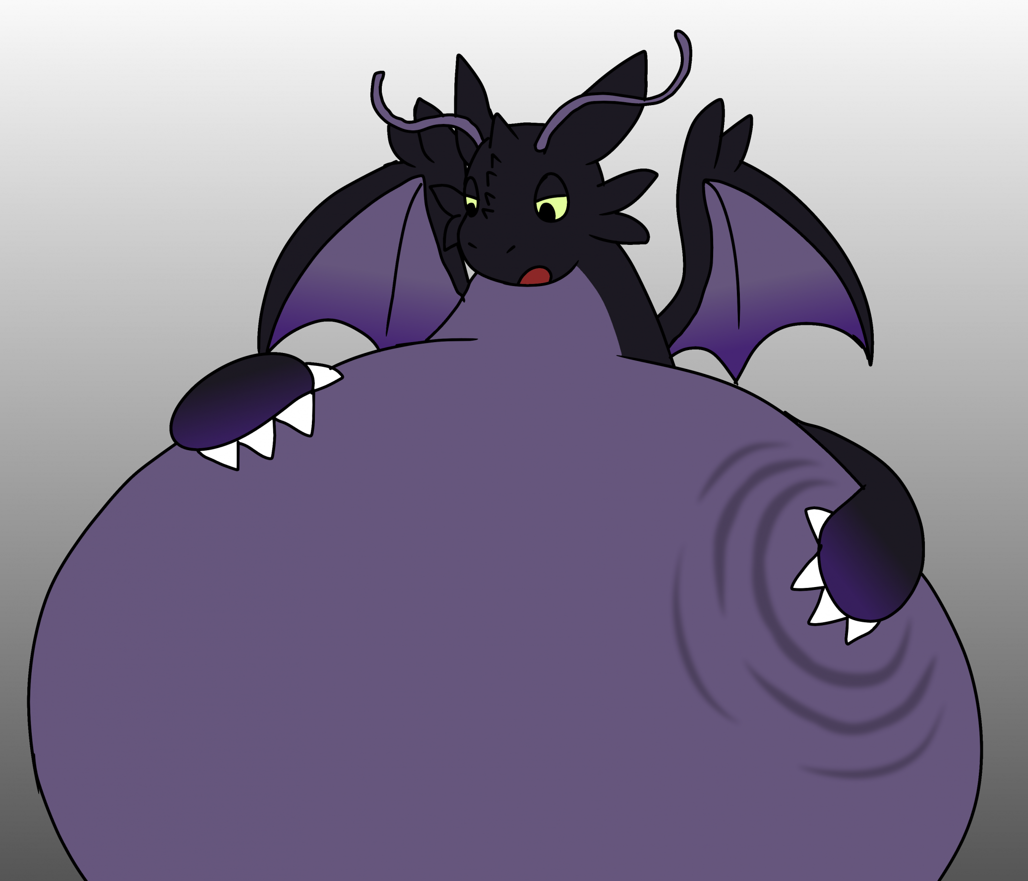 Night fury fat belly by Reececav27 -- Fur Affinity [dot] net