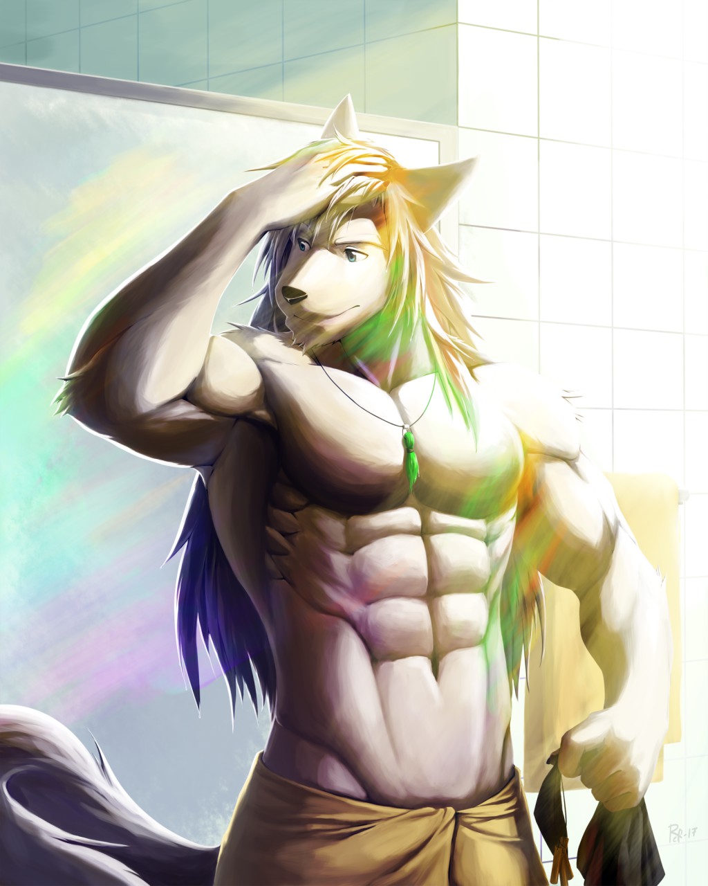 Obligatory Shower Scene by Reflium -- Fur Affinity [dot] net