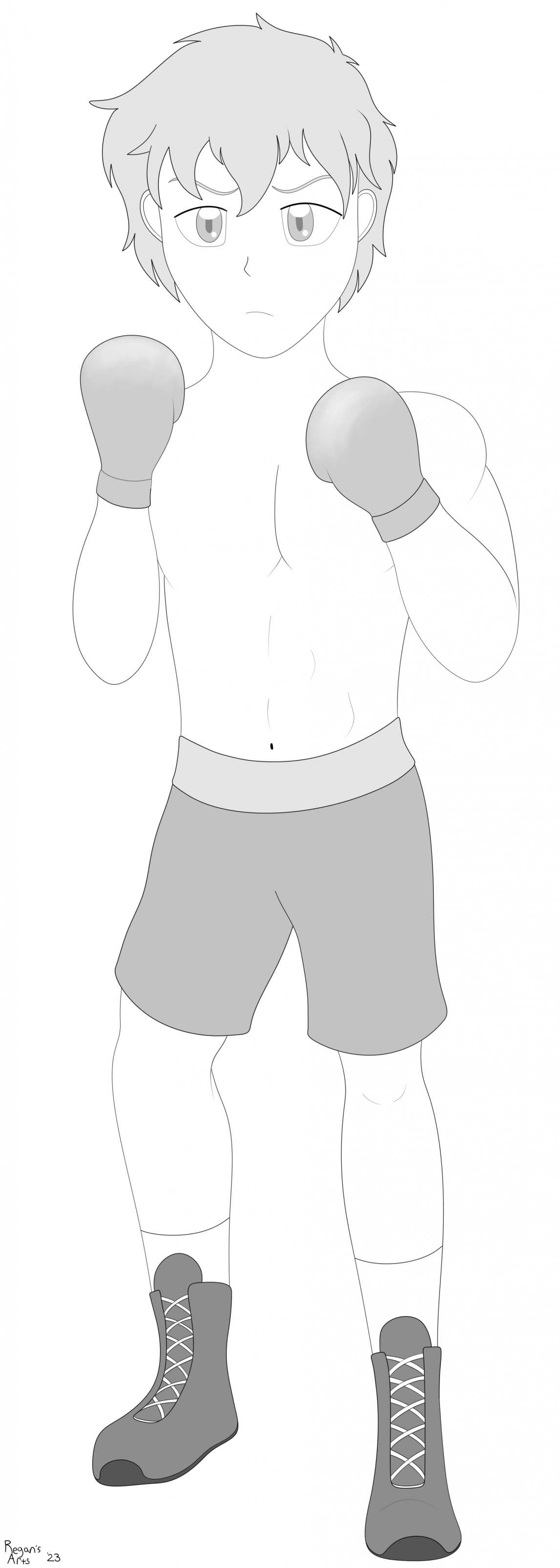 Kick boxing pose Outline Drawing Images, Pictures