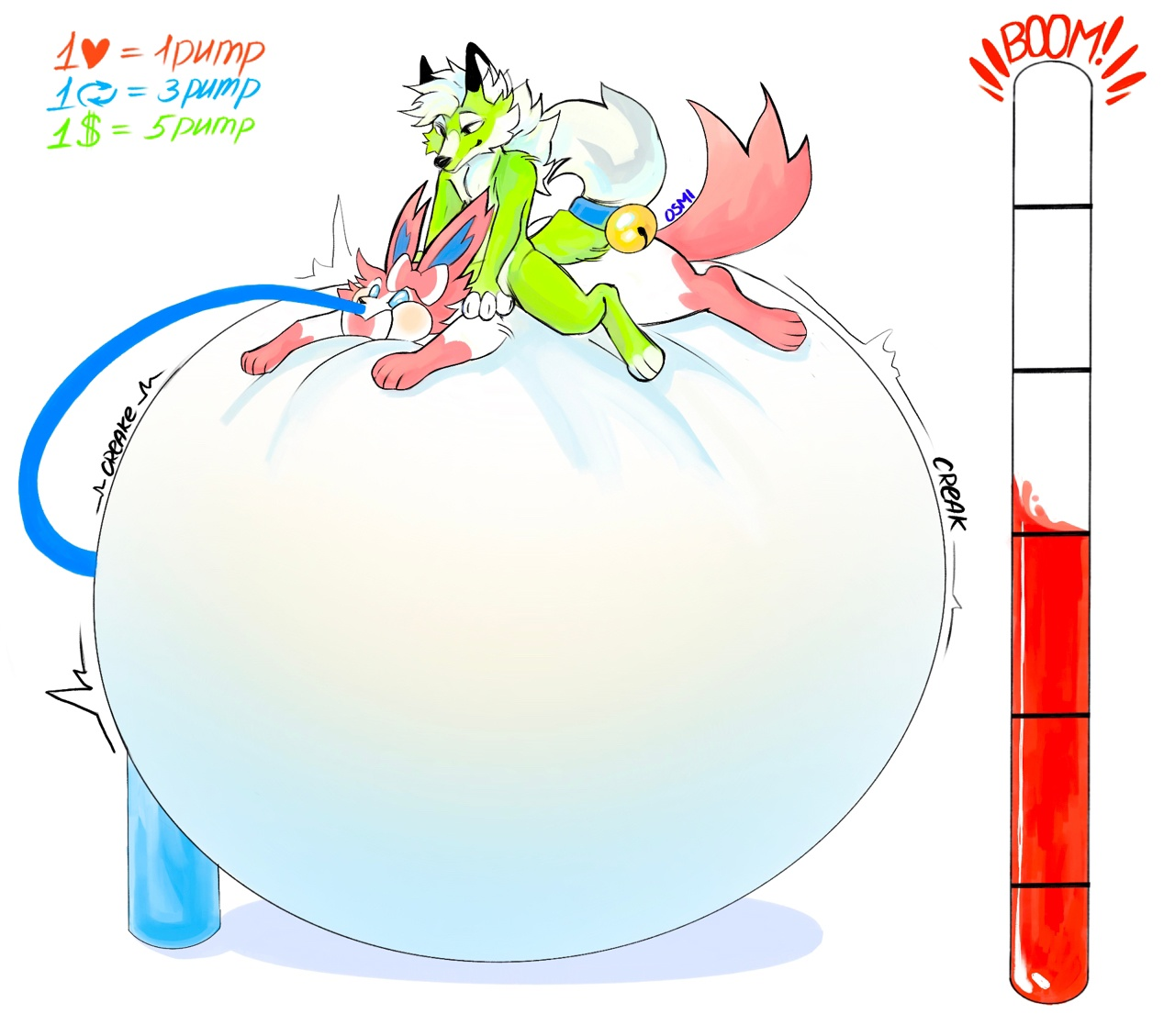 Twitter inflation drive with Sylveon #3 by REGARDIN_OSMI -- Fur Affinity  [dot] net