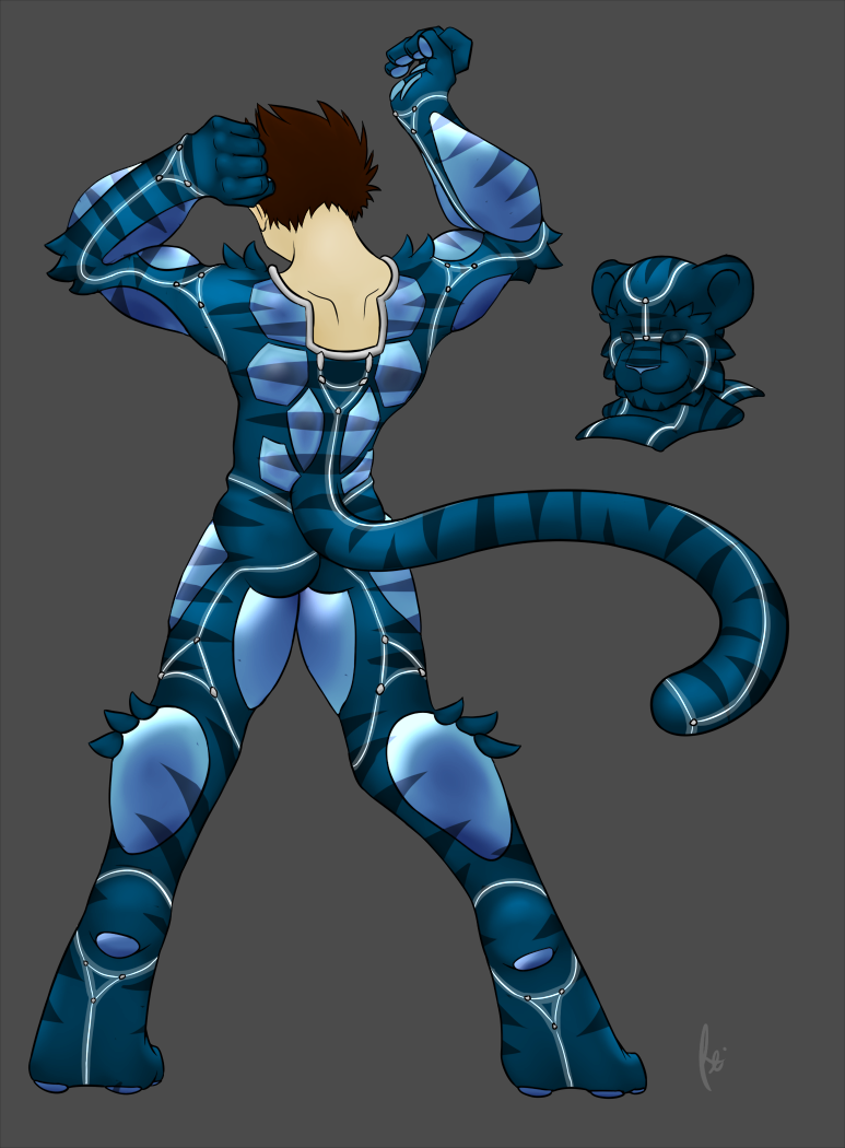 Blue Tiger Suit TF. 