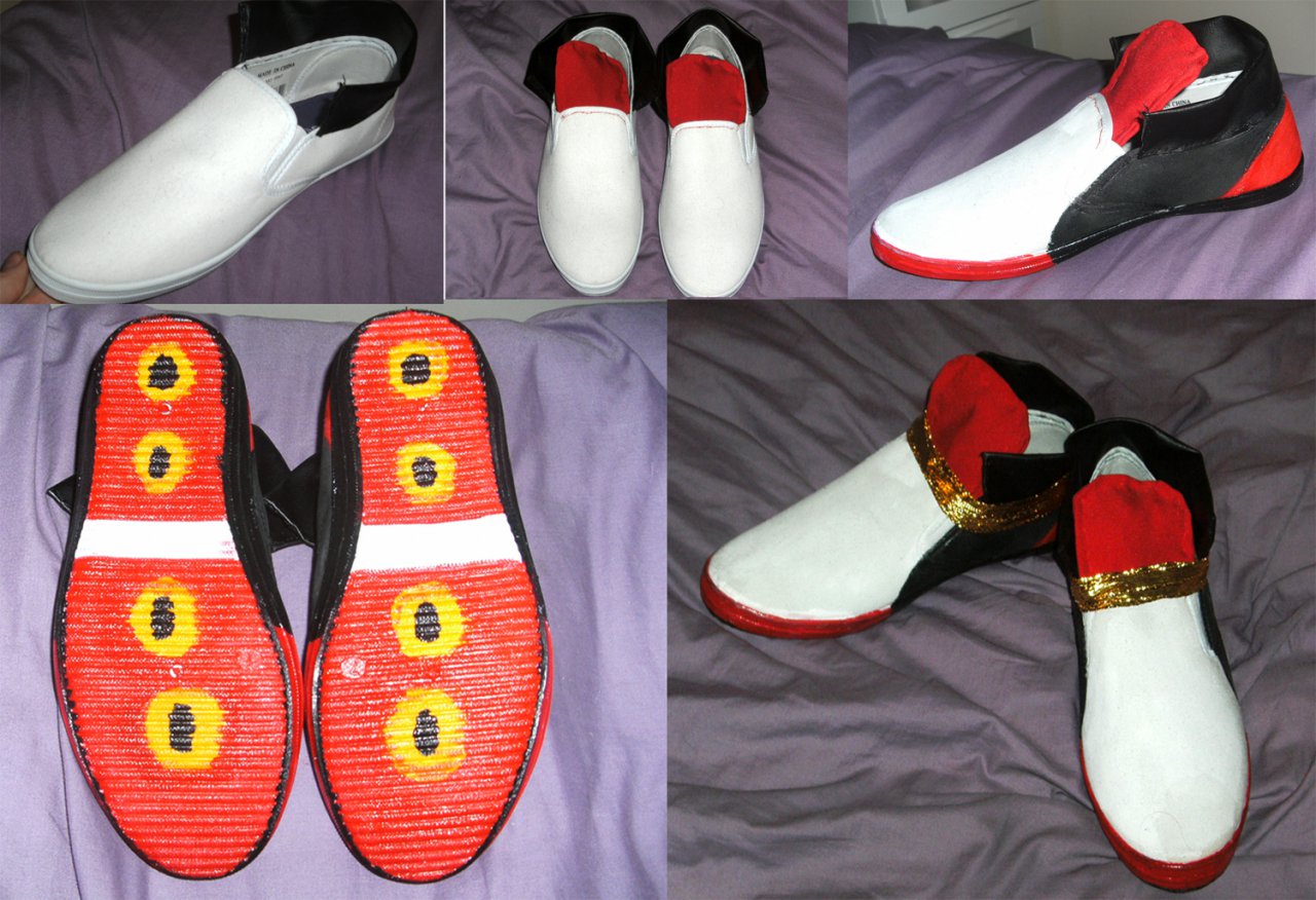 Shadow the Hedgehog cosplay shoes by reibeast -- Fur Affinity [dot] net