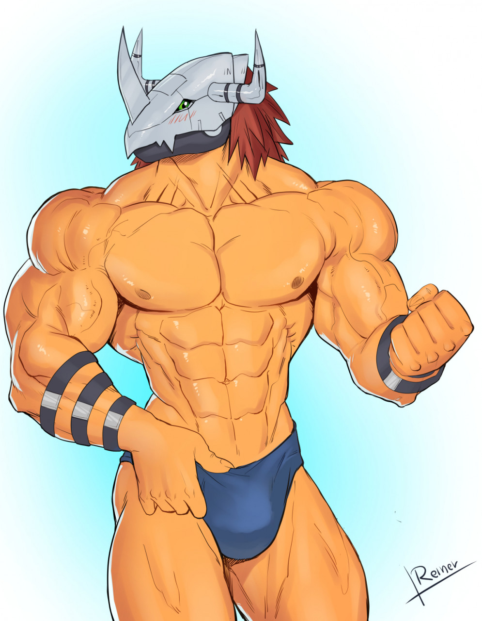 Digimon Wargreymon muscle