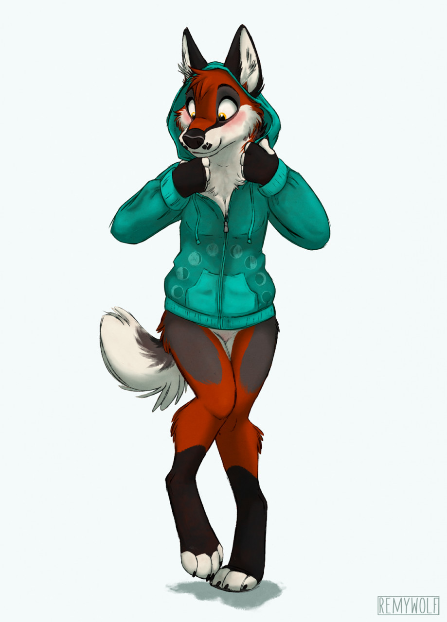 Hoodie & No Pants! by RemyWolf -- Fur Affinity [dot] net