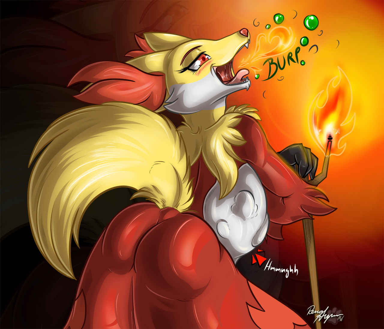 Delphox vore