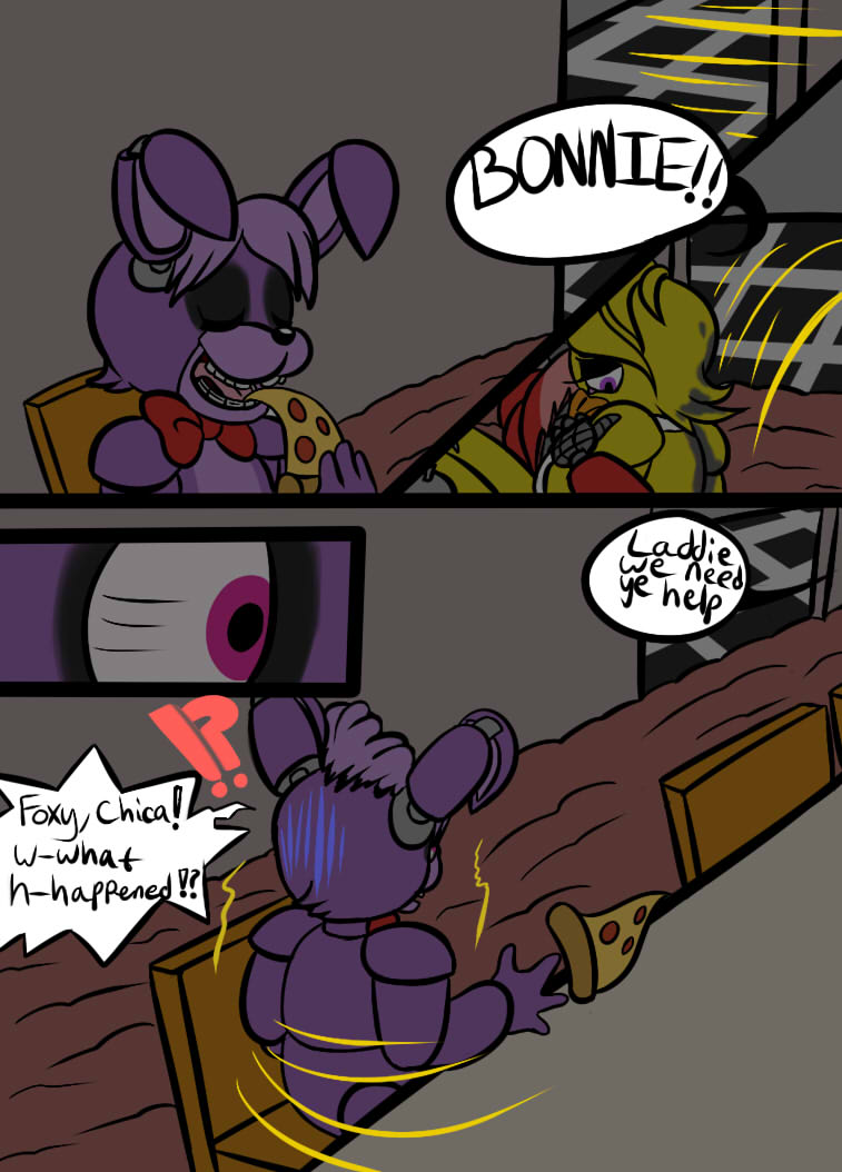 Foxy X Chica comic page 3 -done- by Renee-Moonveil -- Fur Affinity [dot] net