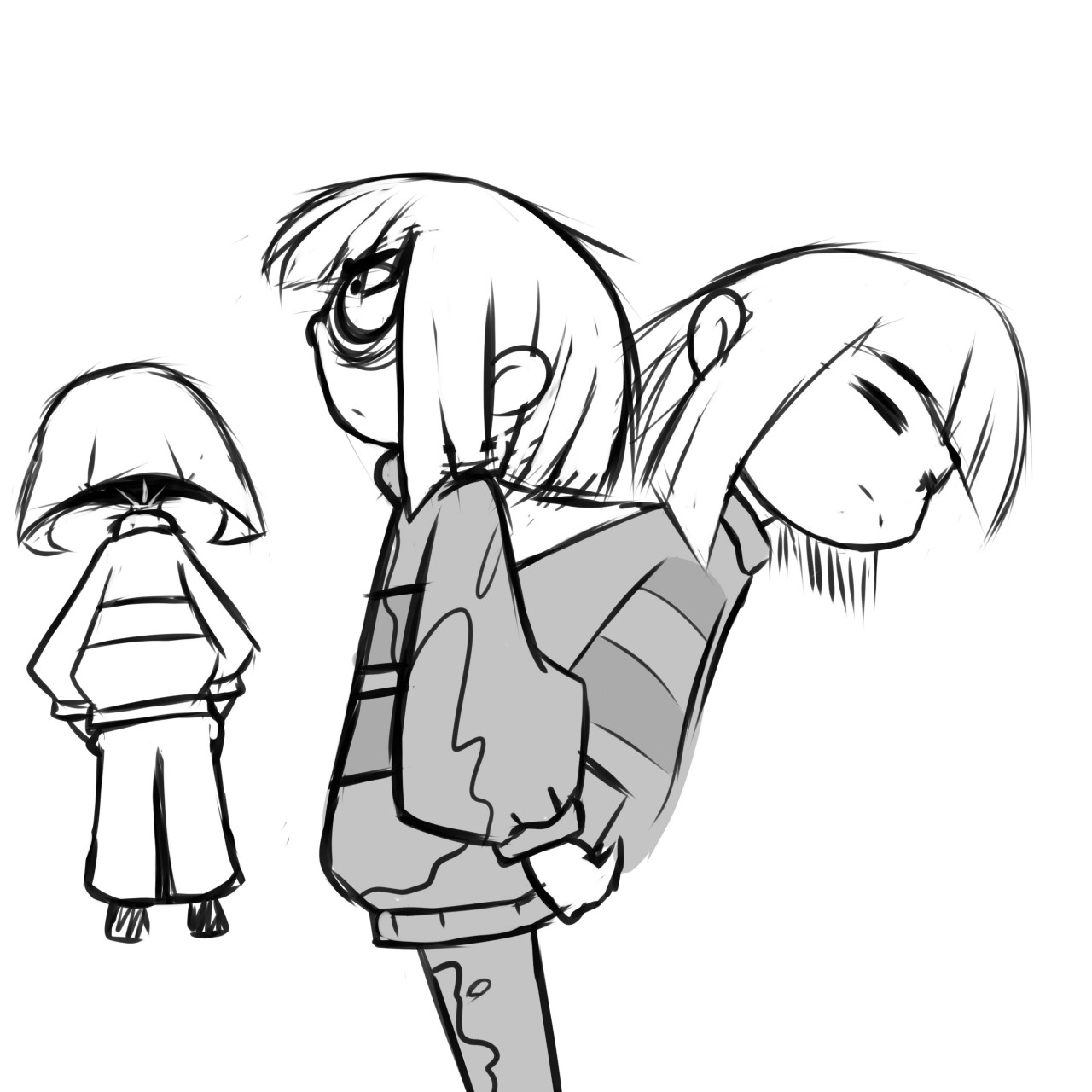 undertale frisk and chara