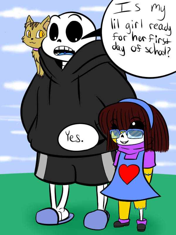 AU Sans x Reader by VixieTheVixen on DeviantArt