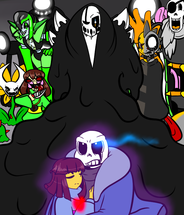 Sans VS. Chara V2 (Undertale)