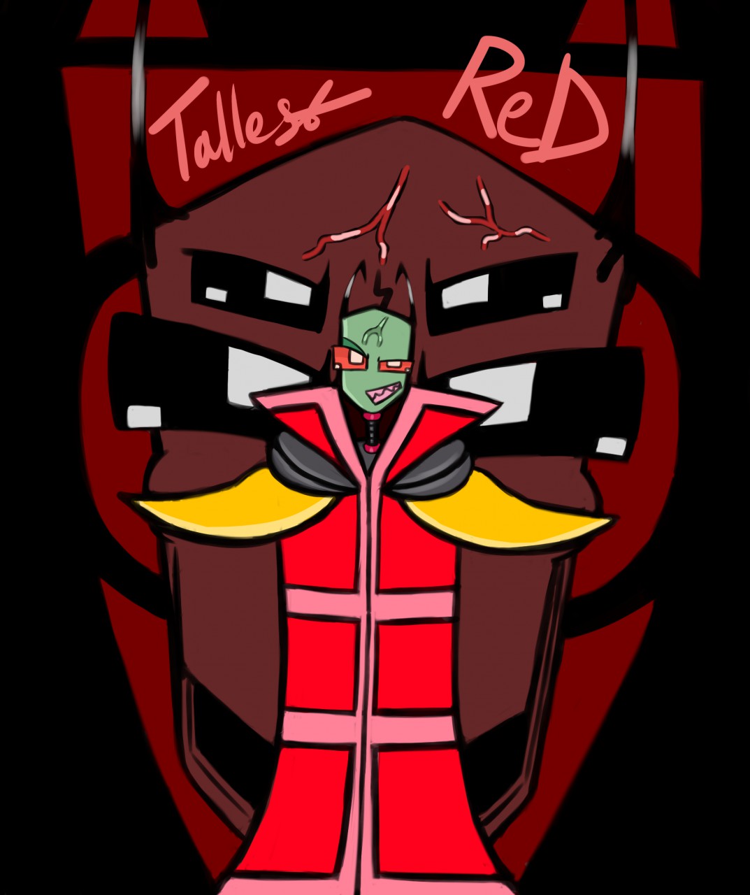 IZ headcanon: Red's corrupted power by DrowsyStormcloud