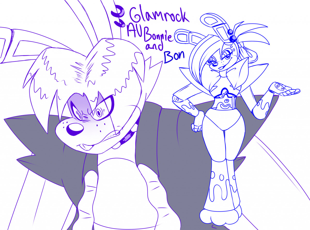 I dabble in doodling — GLAMROCK BONNIE !!!!!!!!!!!!!!!!!!!!!! the