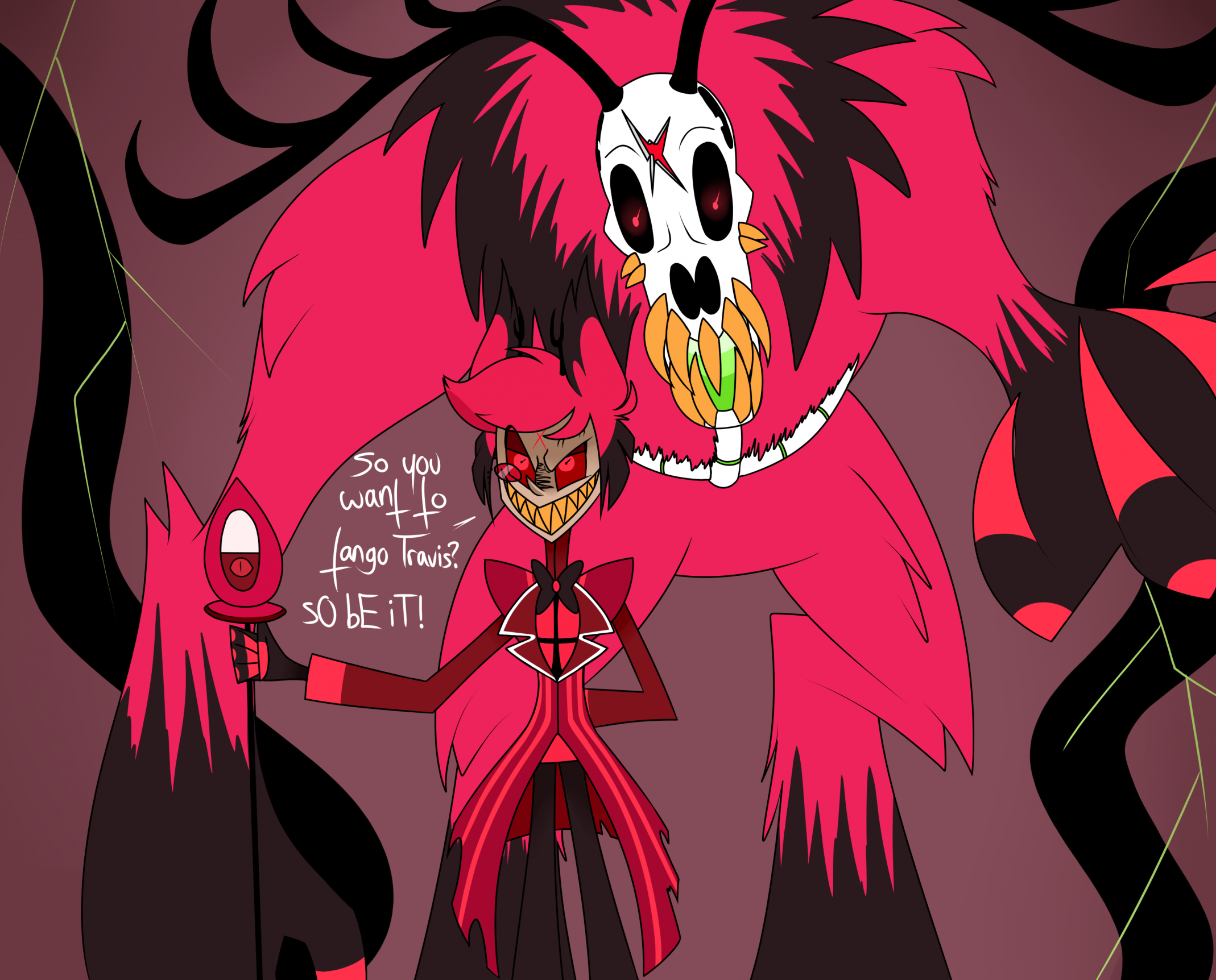 Hazbin Hotel AU: The beast by ReneesInnerIrken -- Fur Affinity [dot] net