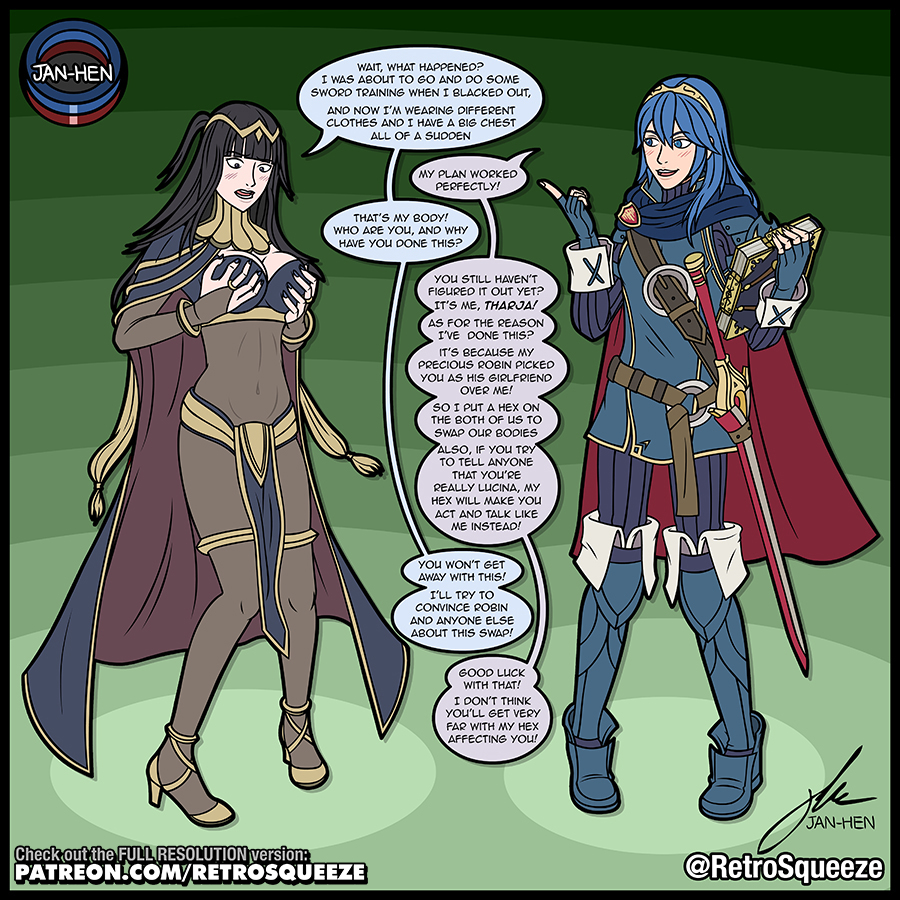 Body Swap - Lucina and Tharja by RetroSqueeze -- Fur Affinity [dot] net