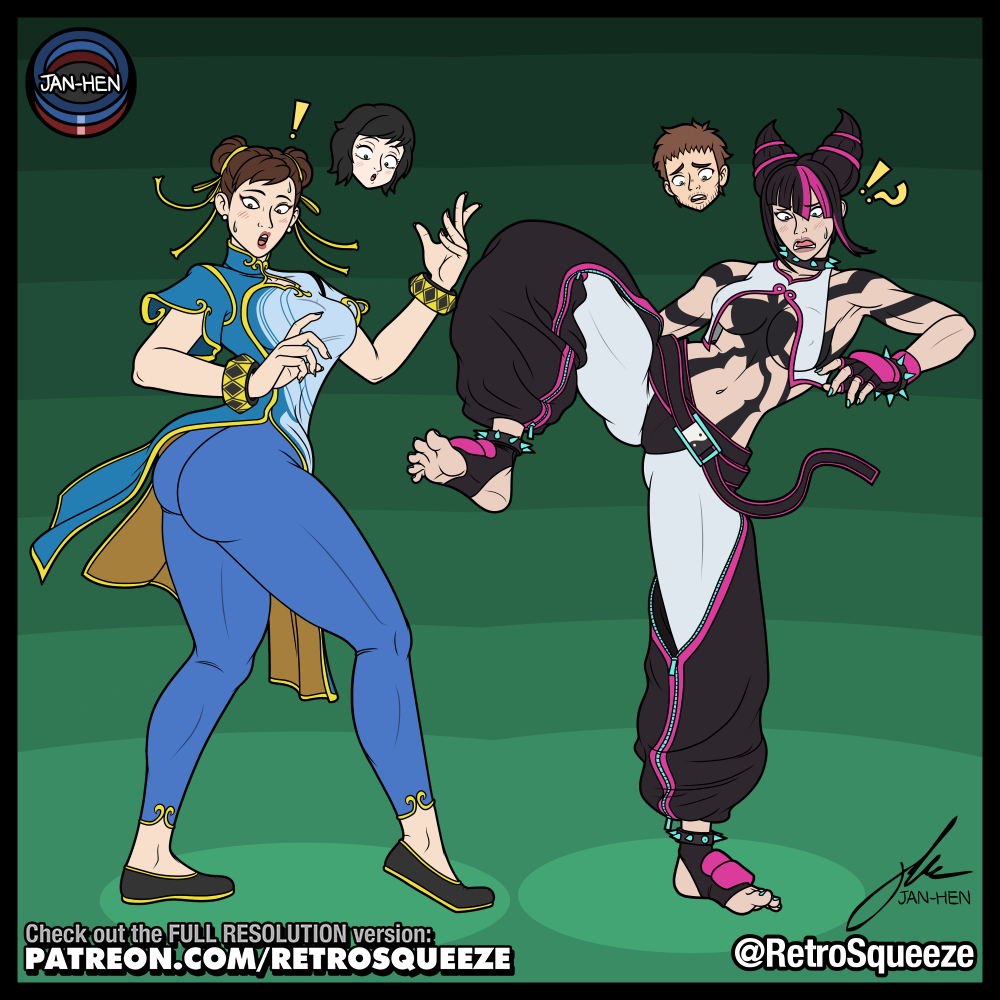 Possession - Chun-Li and Juri by RetroSqueeze -- Fur Affinity [dot] net