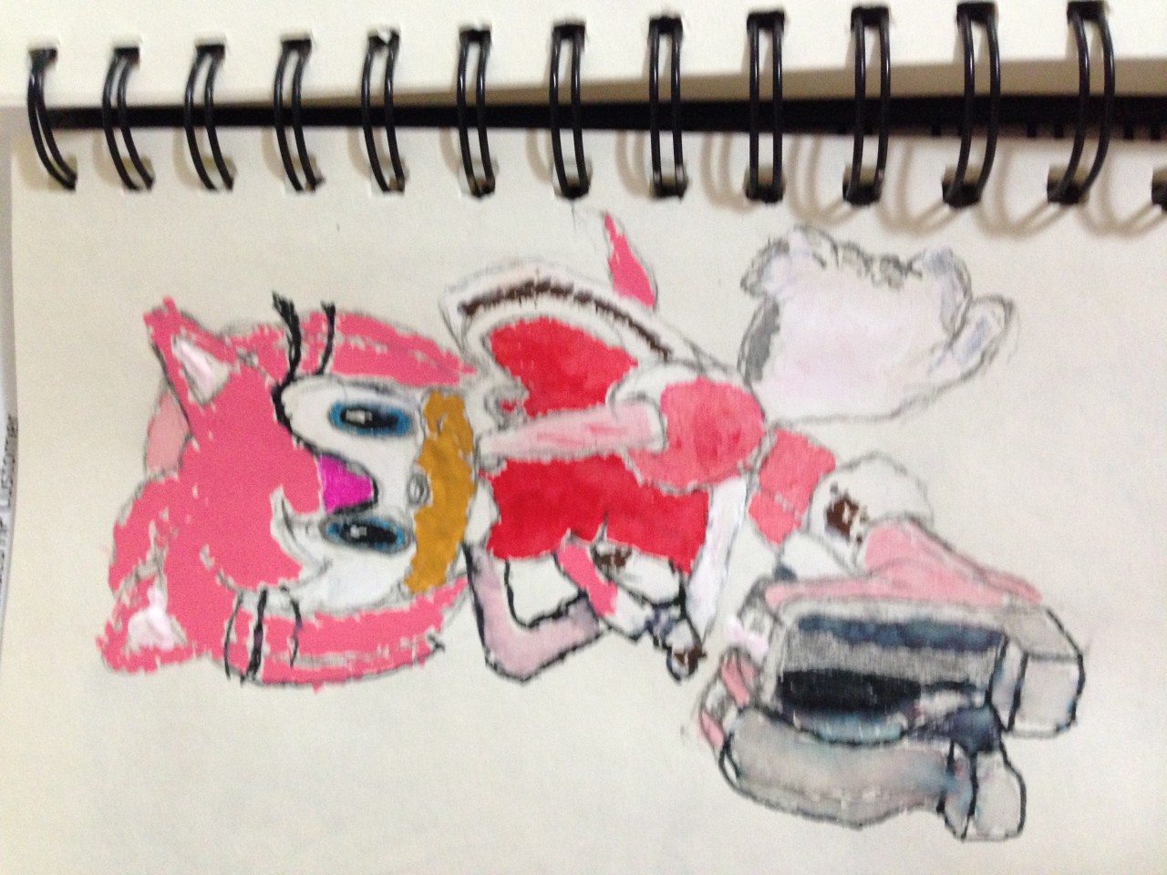 Amy Rose fanart from Sonic and friends