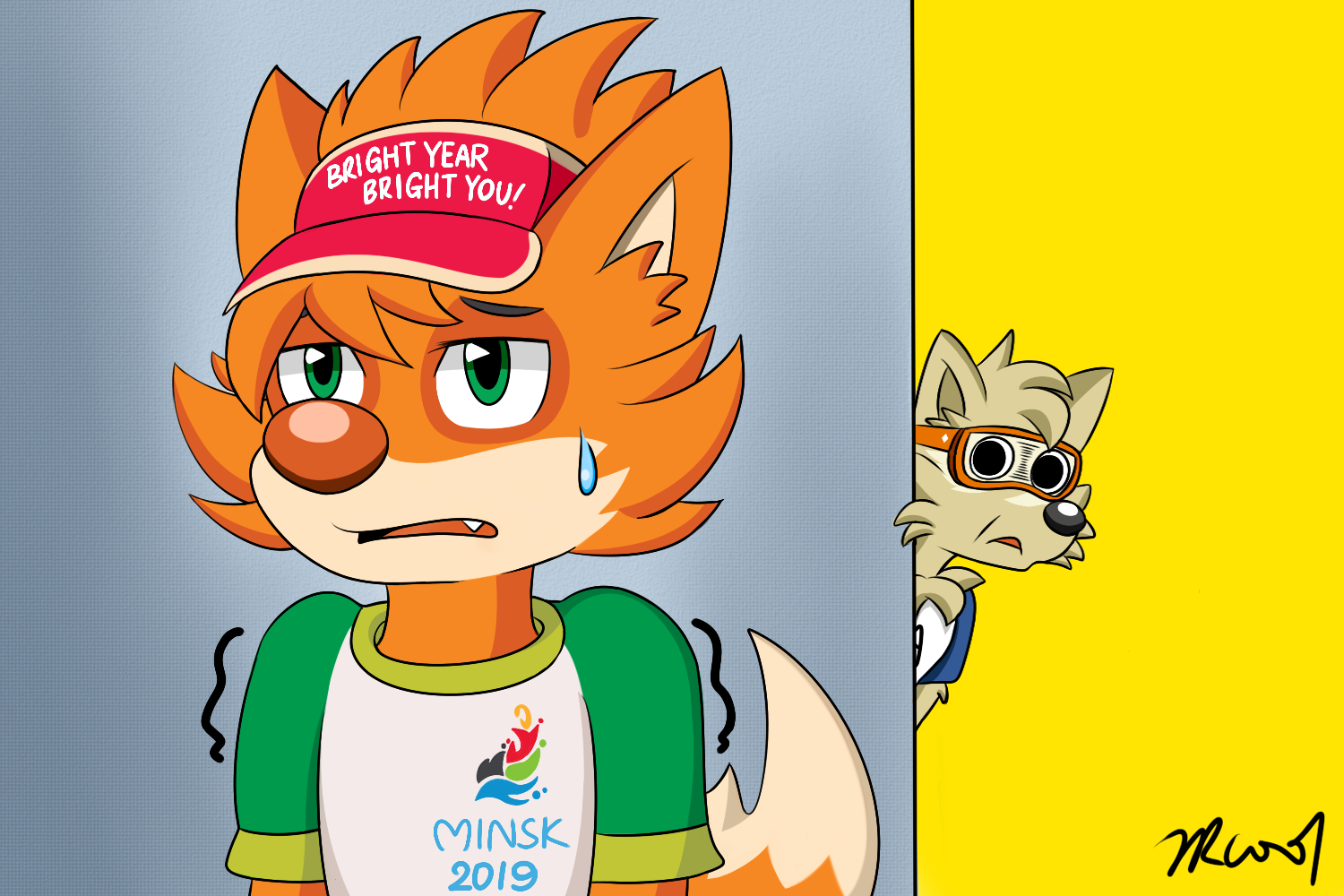 Is There Anyone Behind me? by Rex100 -- Fur Affinity [dot] net