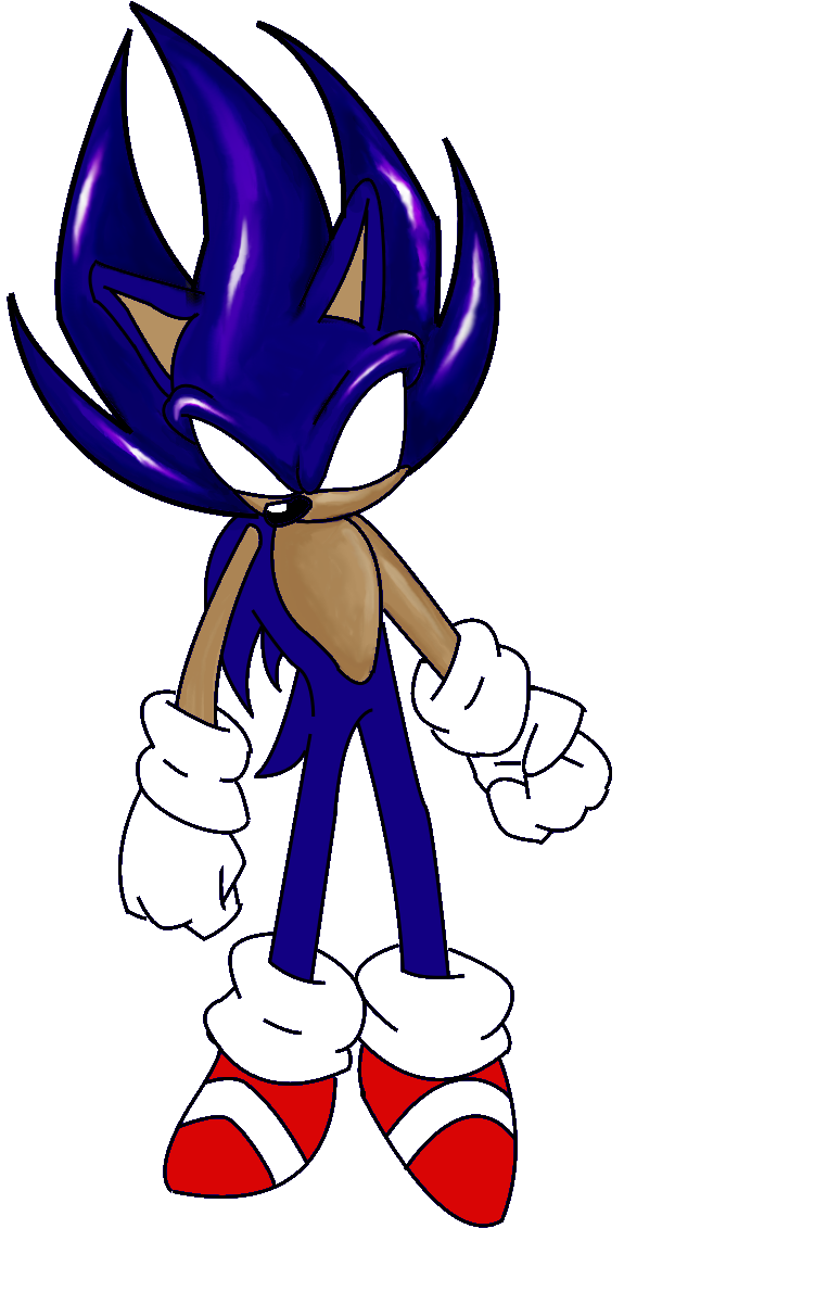 Dark Super Sonic png