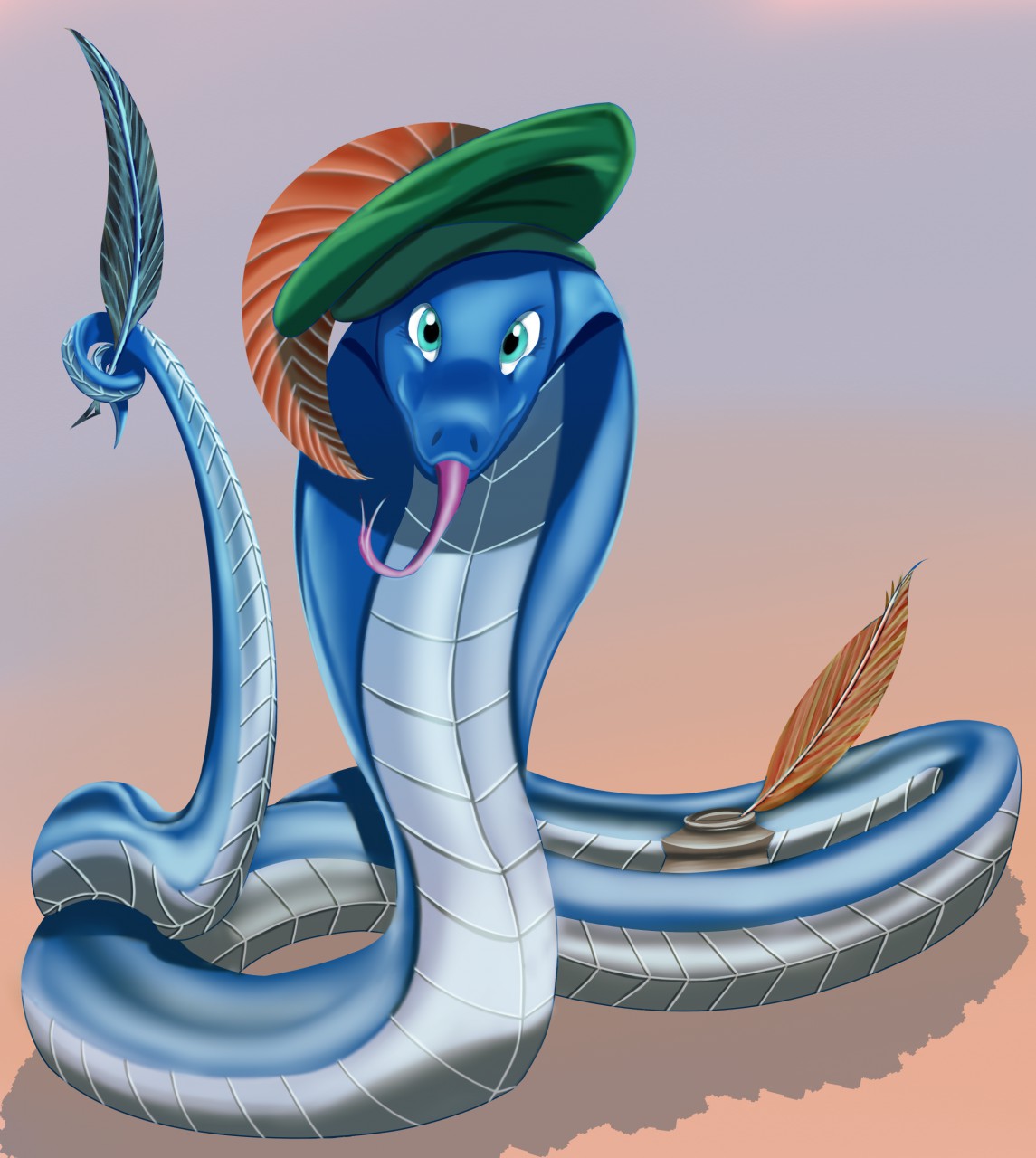 Lineless Scribe Snake