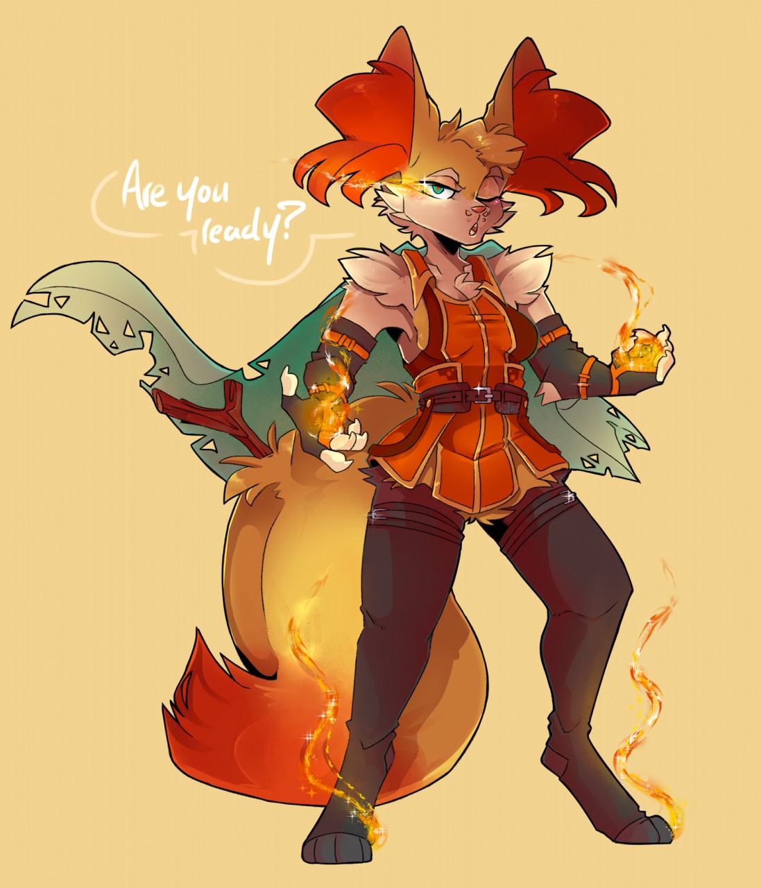 [c] Fire Mage by RhinestoneElemental -- Fur Affinity [dot] net