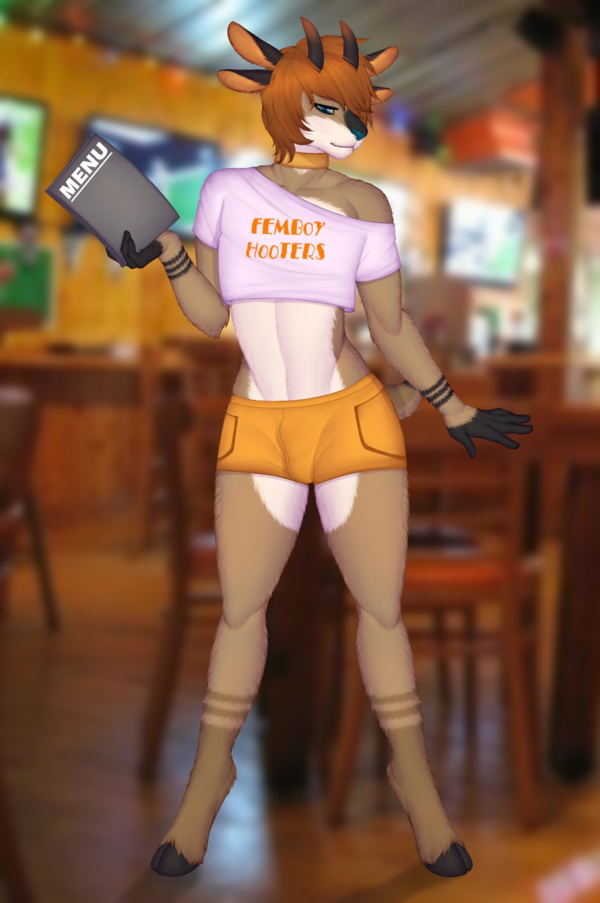 femboy hooters outfit