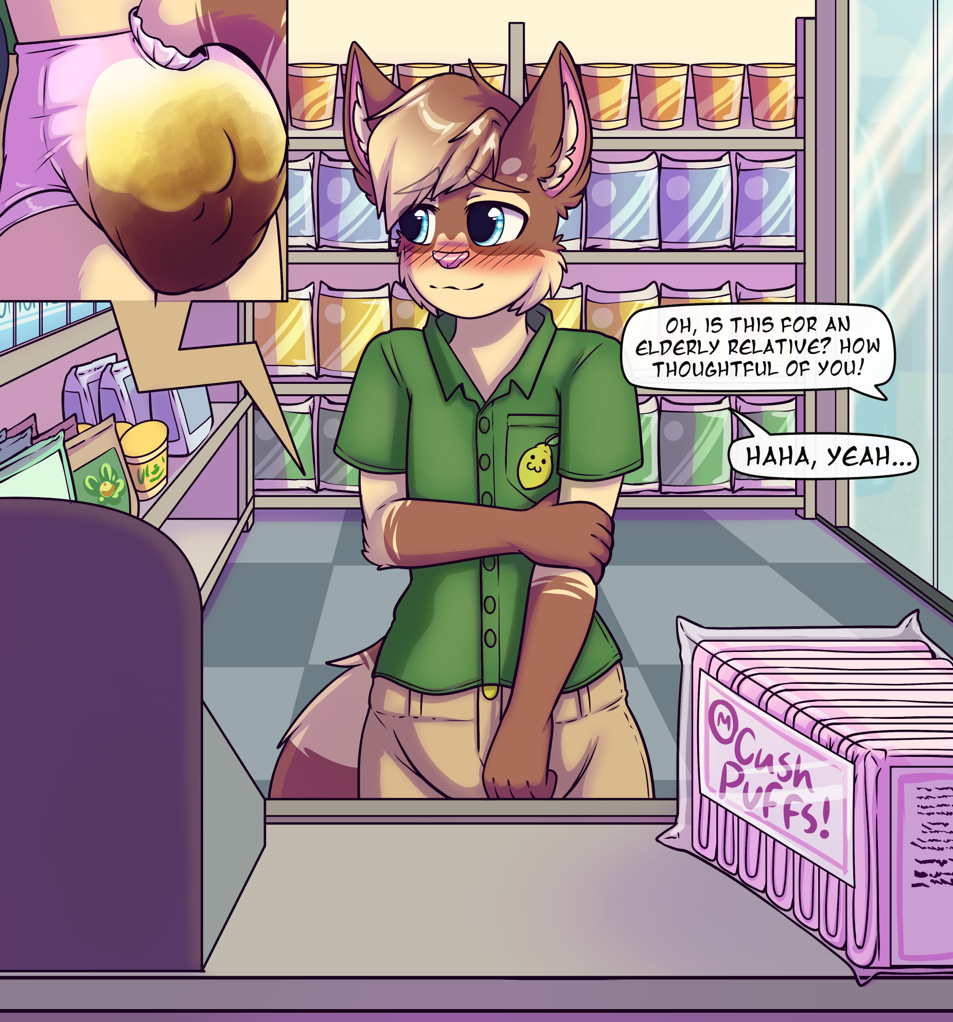 Checkout Awkwardness~ [messy] by Riddlr -- Fur Affinity [dot] net