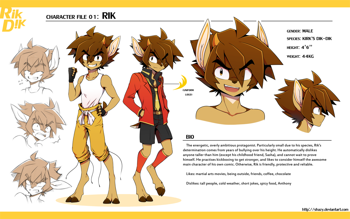 RikDik Character File 01: Rik by RikDik -- Fur Affinity [dot] net