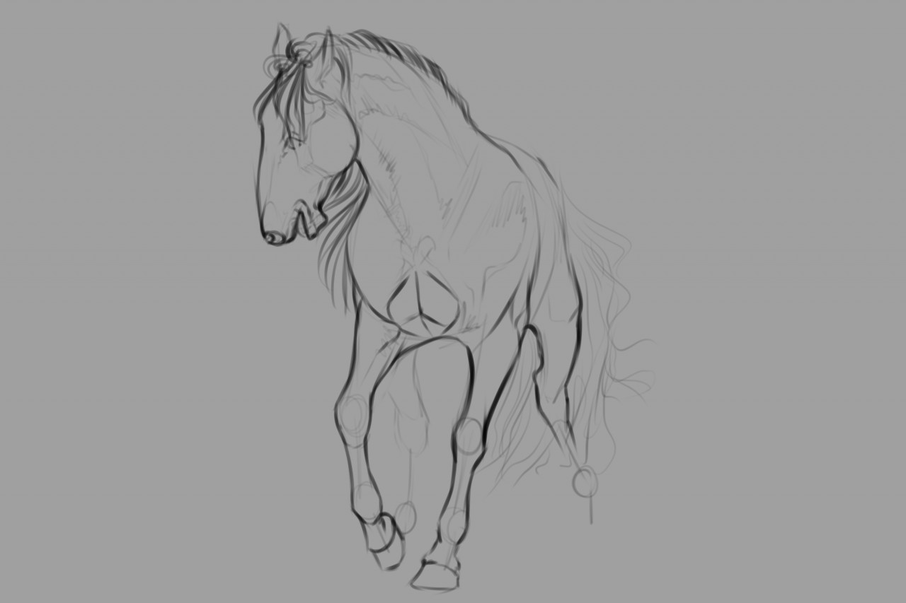 Free Horse Drawing Easy, Download Free Horse Drawing Easy png images, Free  ClipArts on Clipart Library