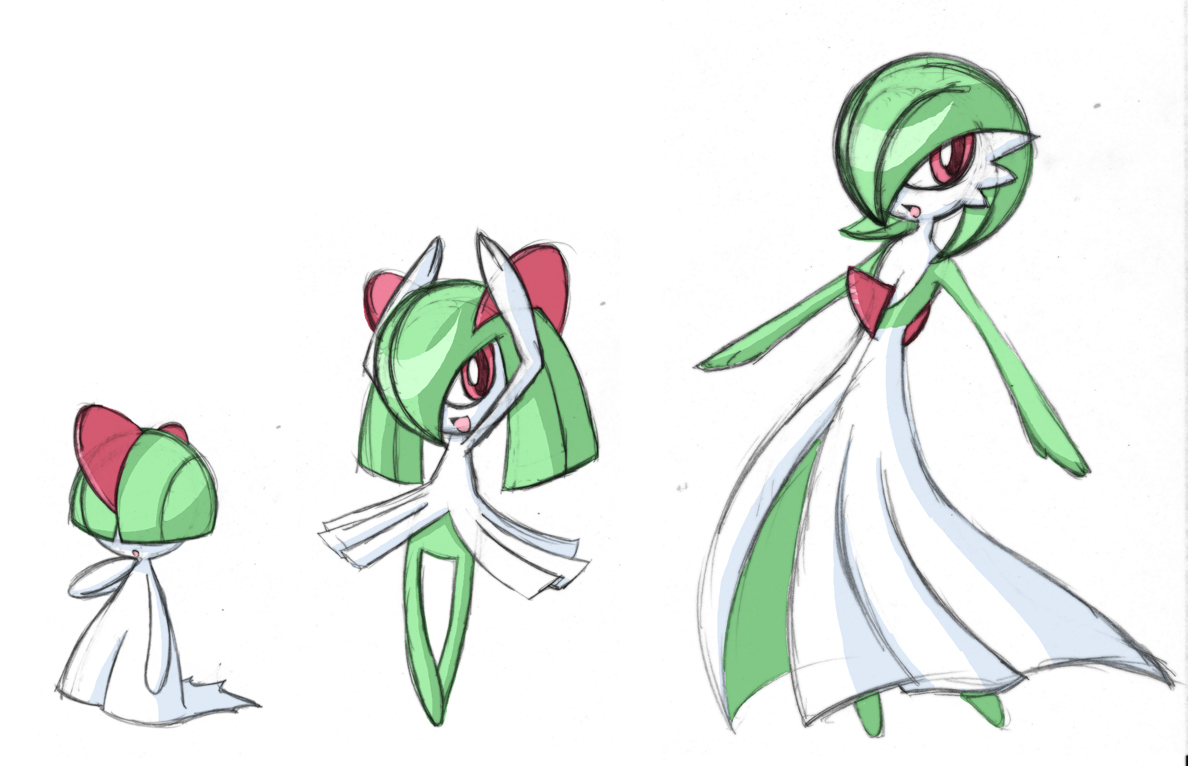 Gardevoir, Kirlia and Ralts