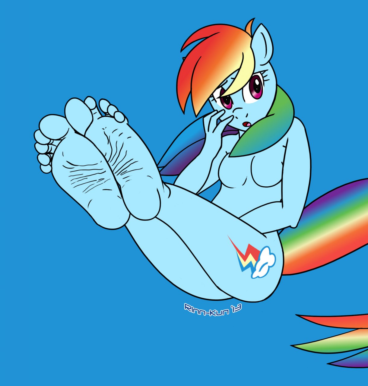 Rainbow Dash Feet Remake by Rinn-kun -- Fur Affinity [dot] net