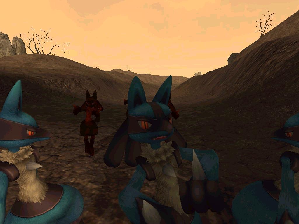 Zombie Shiny Lucario — Weasyl