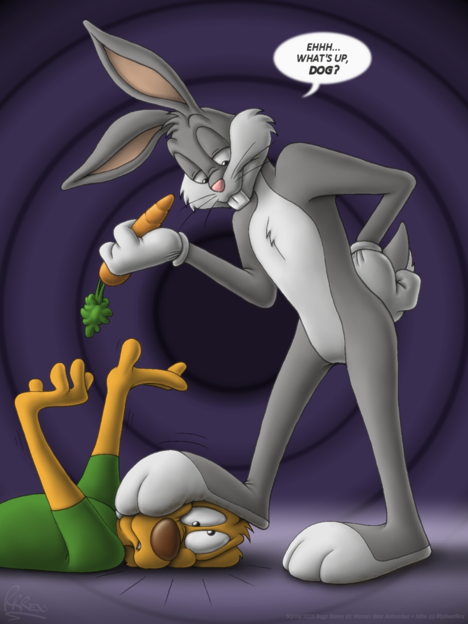 Bugs bunny feet