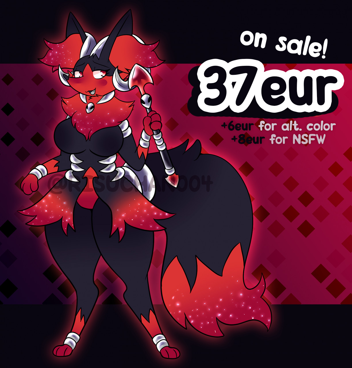 Braixen x Zekrom Fusion ADOPT - CLOSED by risuchan004 -- Fur Affinity [dot]  net