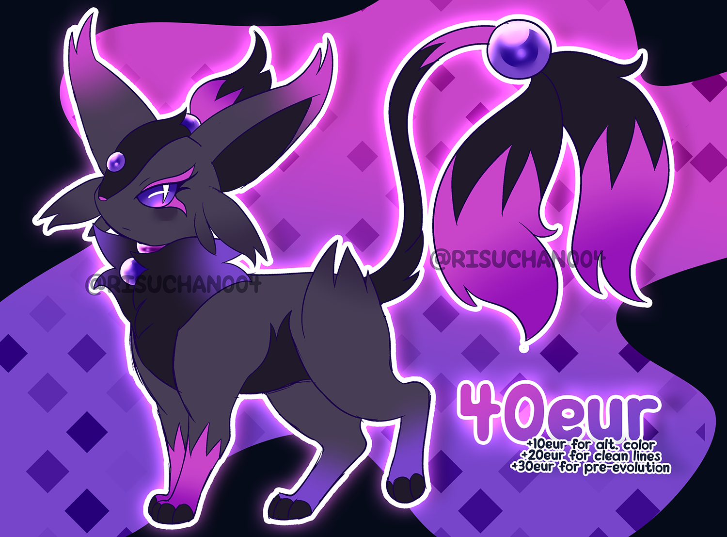 🔮 CLOSED - Arceus x Eevee FUSION ADOPT by risuchan004 -- Fur