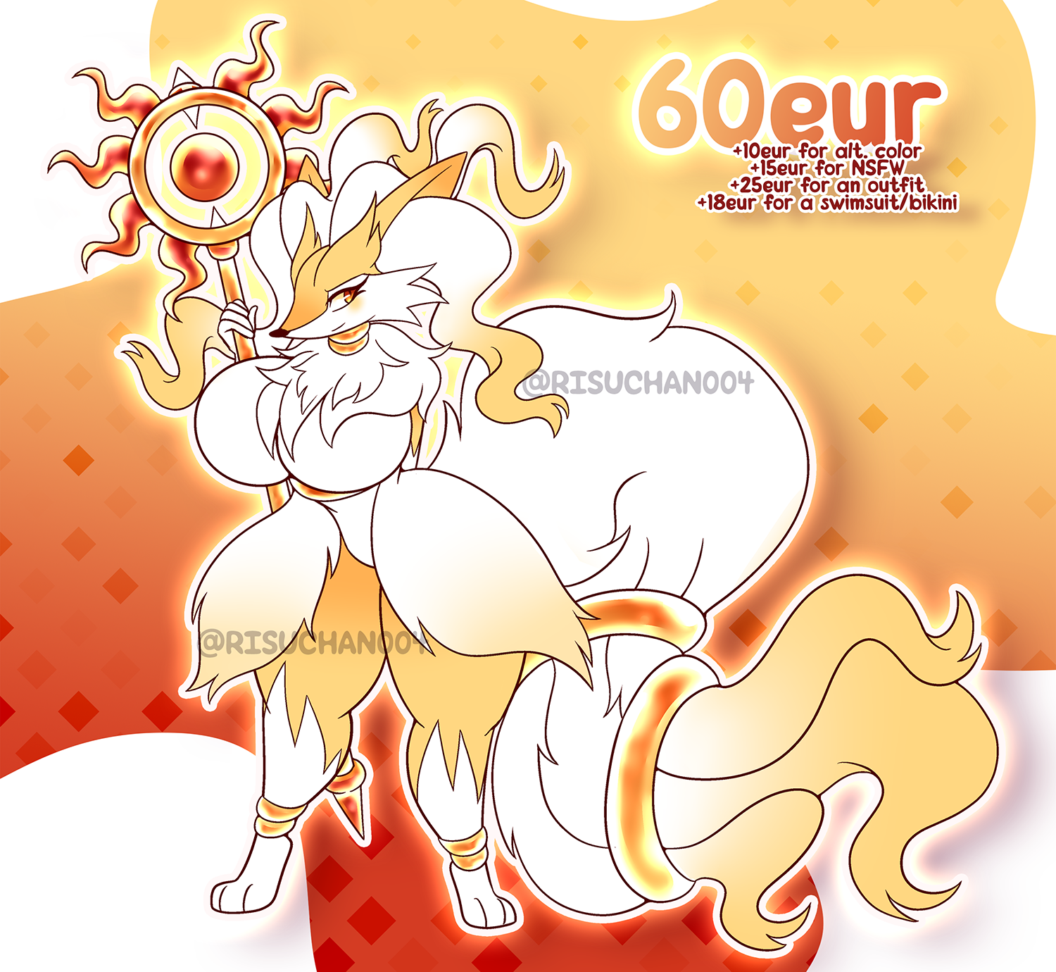 Braixen x Zekrom Fusion ADOPT - CLOSED by risuchan004 -- Fur Affinity [dot]  net