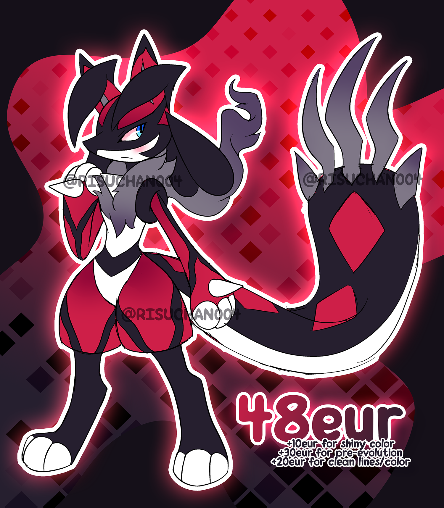 SHINY ✨ LUCARIO!!! ✨ - PKMN GO!!! - NON REGISTERED!!! Read Description