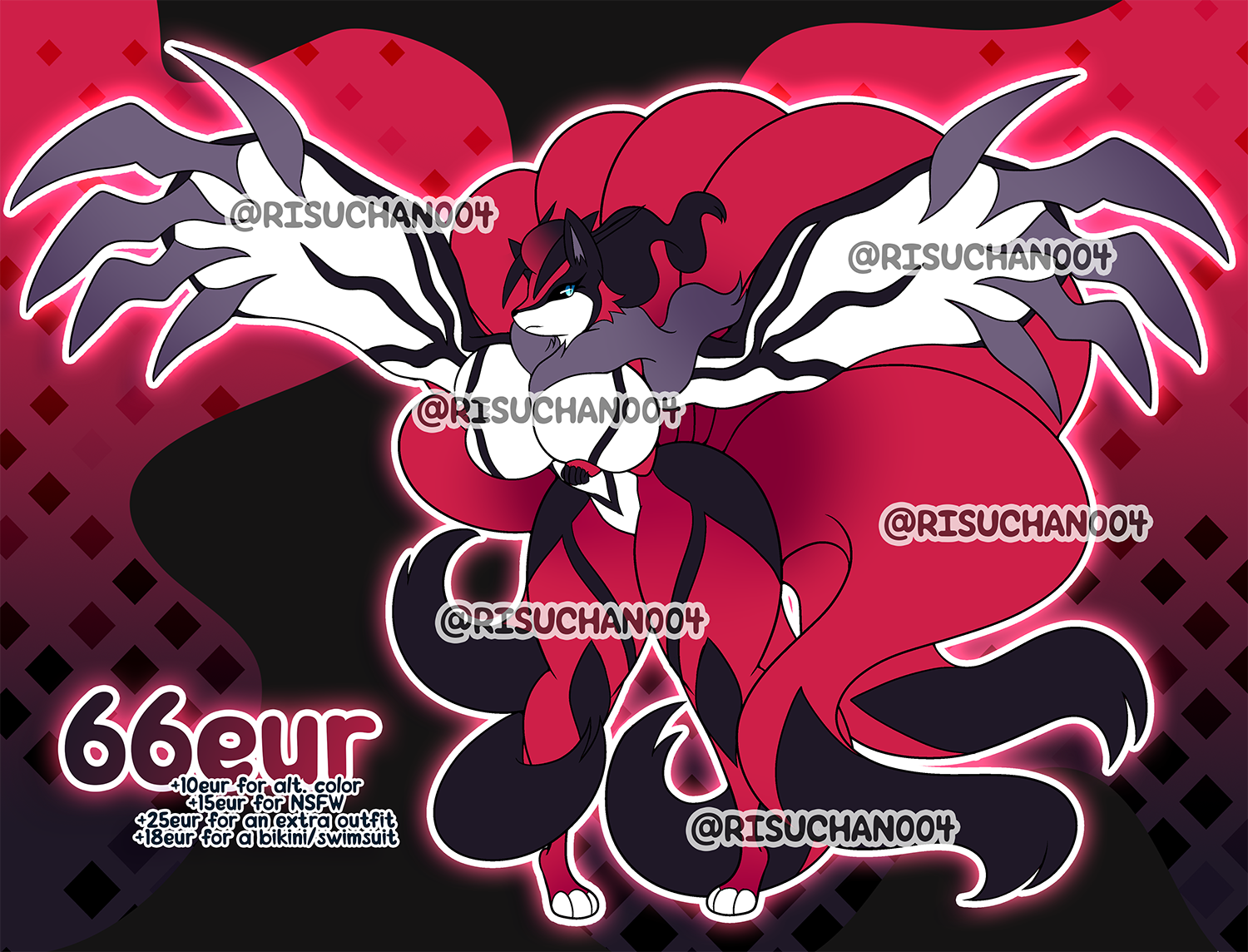 closed !! Ninetales x Arceus Fusion Adopt by 64raptors -- Fur Affinity  [dot] net