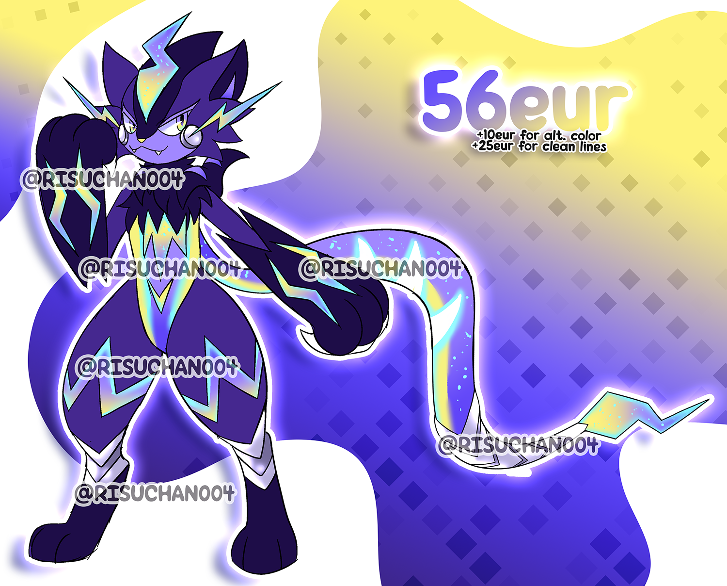 ⚡️ CLOSED - Zekrom x Miraidon FUSION ADOPT by risuchan004 -- Fur Affinity  [dot] net