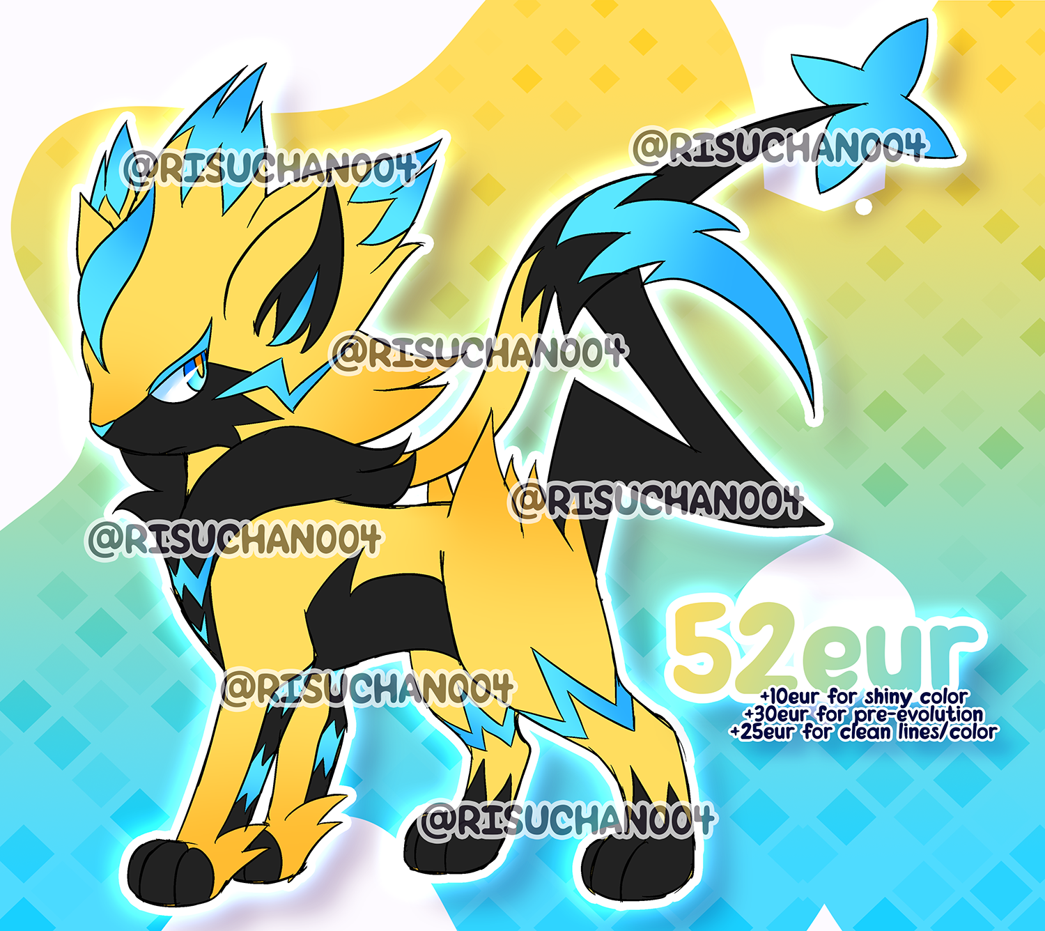 ⚡️ CLOSED - Zekrom x Miraidon FUSION ADOPT by risuchan004 -- Fur Affinity  [dot] net