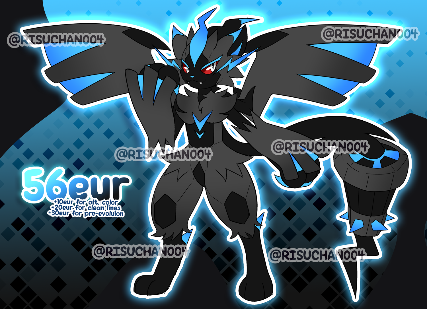 ⚡️ OPEN - Zeraora x Zekrom FUSION ADOPT by risuchan004 -- Fur Affinity ...