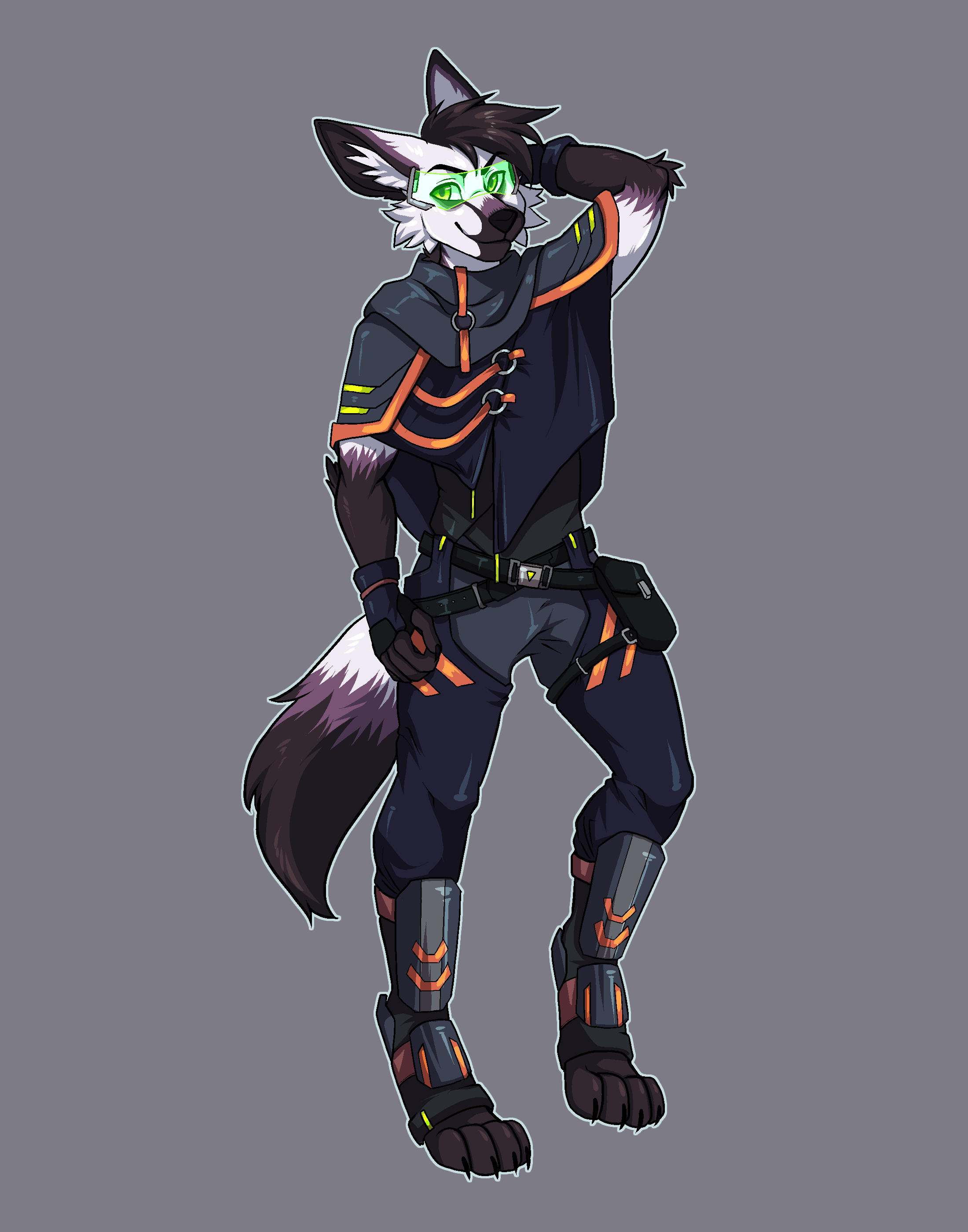 Cyberpunk furry art фото 110