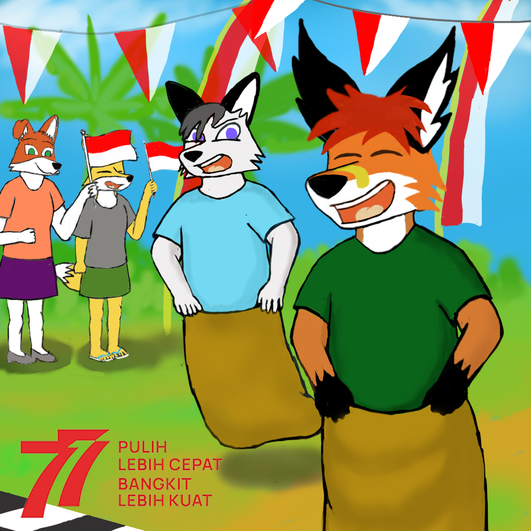 77th of Indonesia Independence Day by rizqibrilliant -- Fur