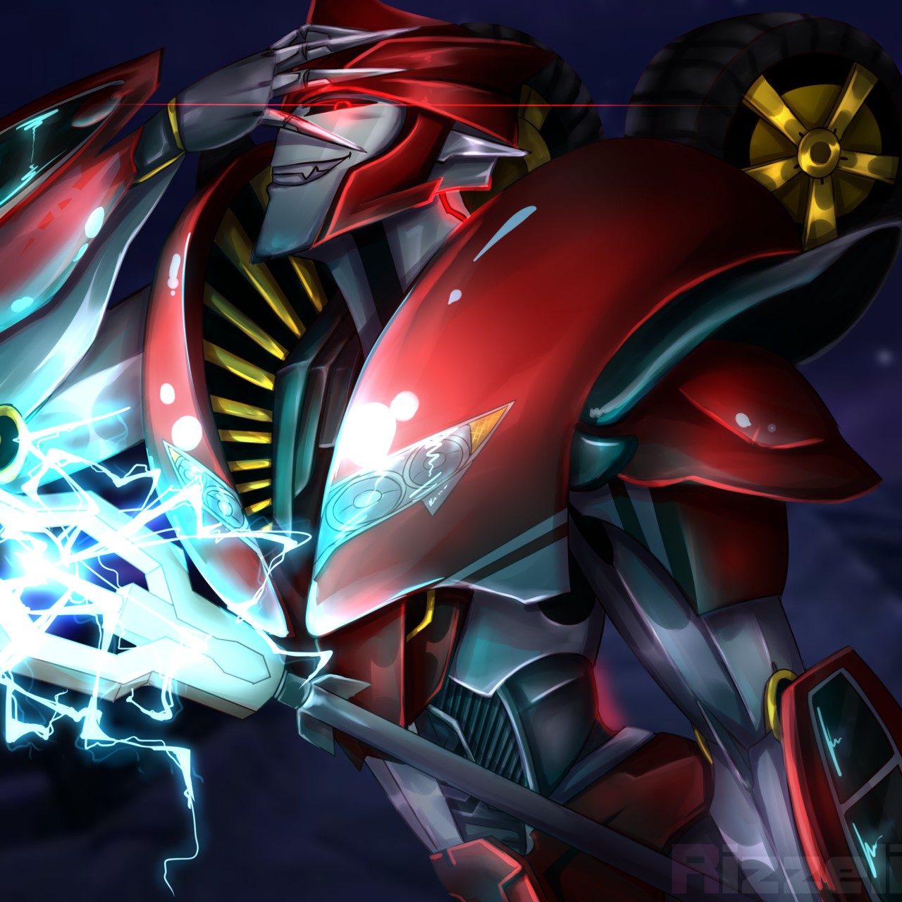 Fan-art Transformers: Prime - Knock Out- by Rizzeli -- Fur