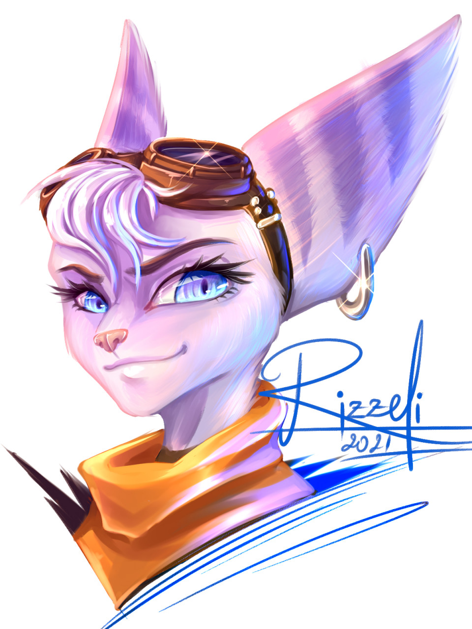 Ratchet and Clank - Rivet - by Rizzeli -- Fur Affinity [dot] net