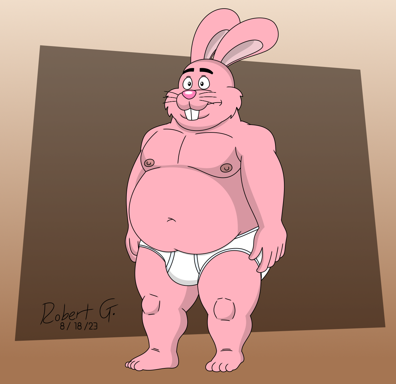 Richard Watterson in Briefs by RobertGDraws -- Fur Affinity [dot] net