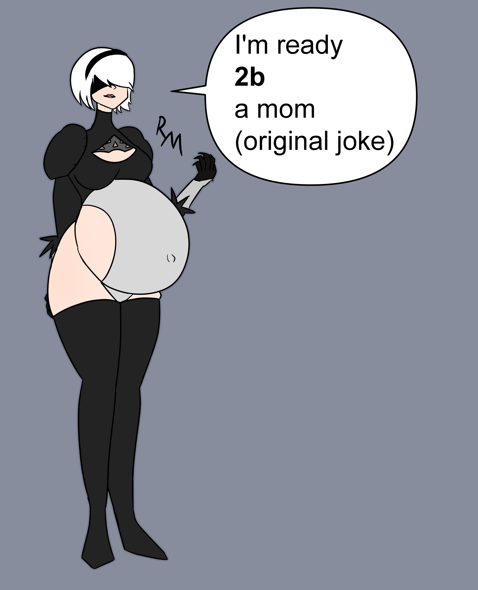 about 2B a mom by RoboMama -- Fur Affinity [dot] net