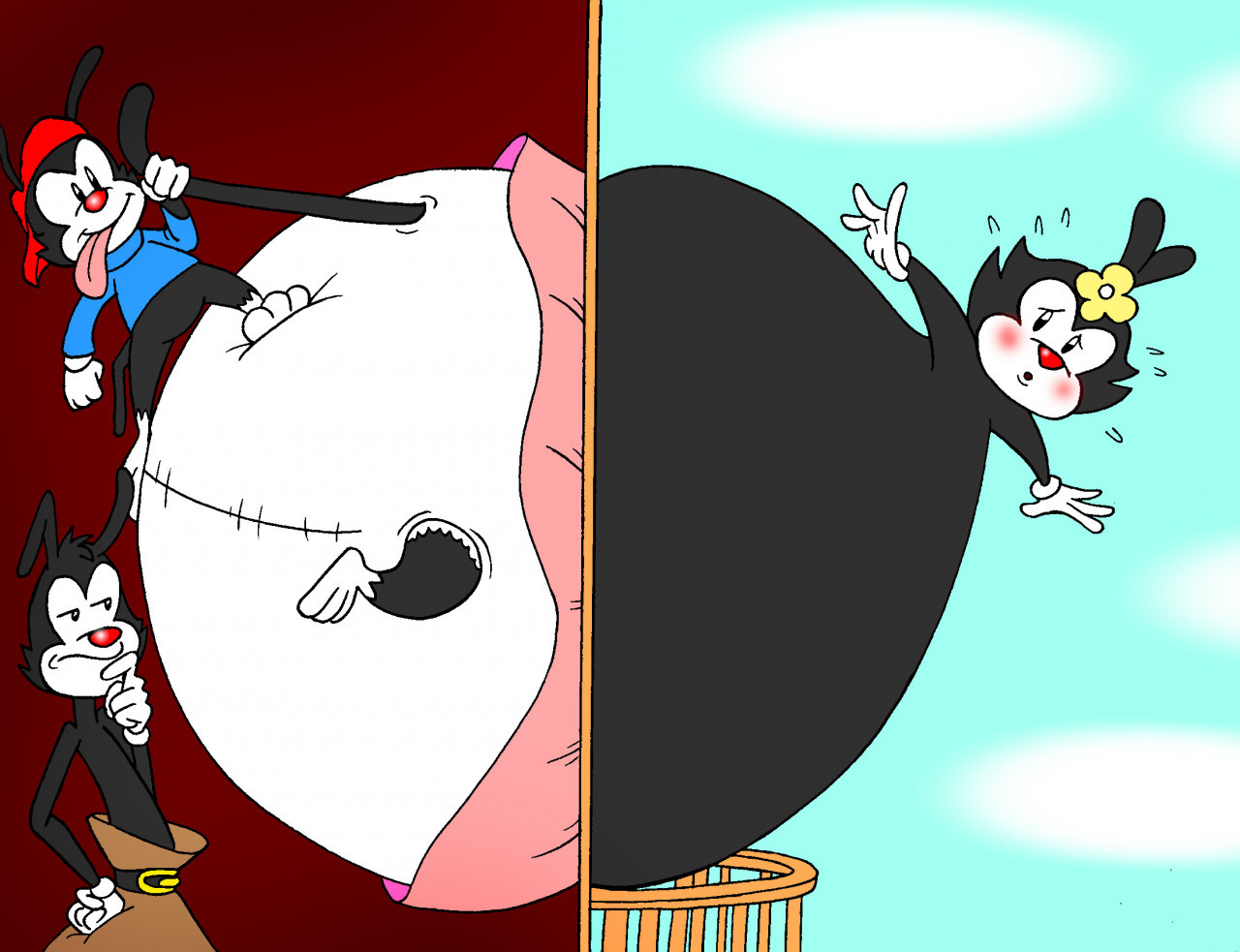 Dot's struggle by Robot001 -- Fur Affinity [dot] net