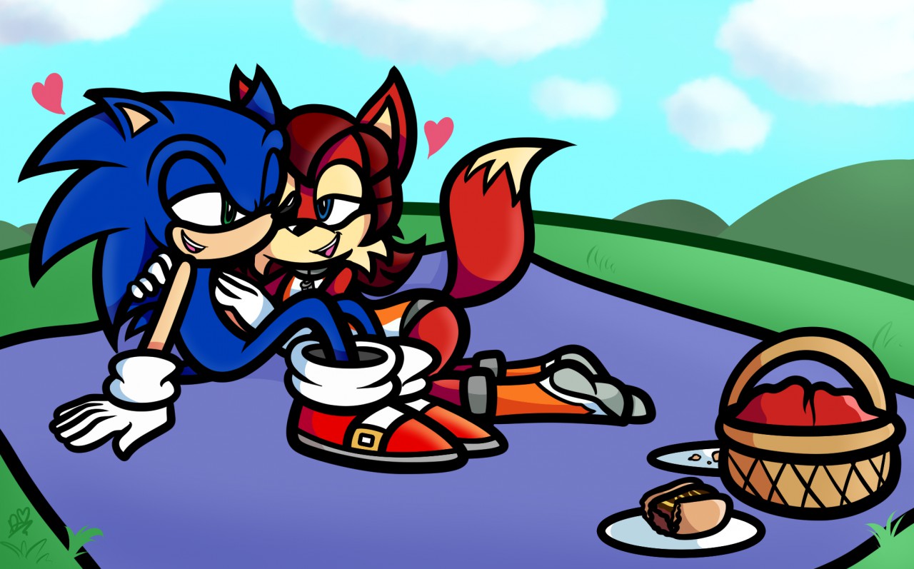 A Valentine's Picnic - SonicxFiona by Rocketeer-Raccoon -- Fur Affinity  [dot] net