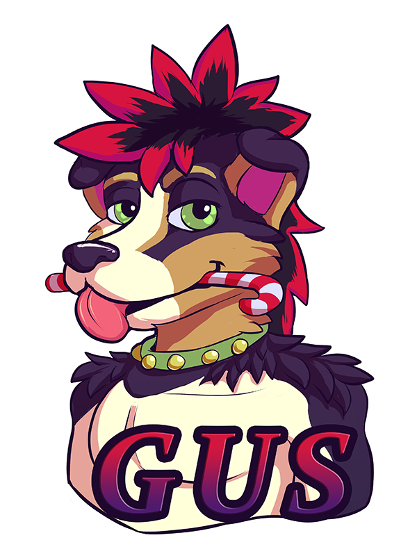 Christmas Badge 2015 - Gus